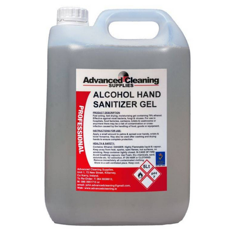 Advanced Alcohol Hand Sanitizer Gel 5L