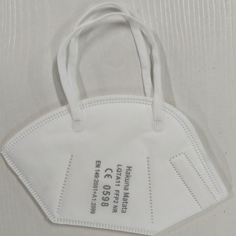 FFP2 Fold Flat Face Mask Ear Looped - Box of 20