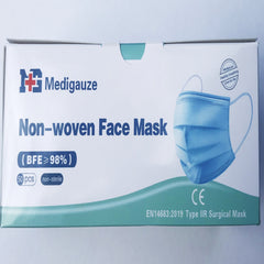 High Quality, Disposable Type IIR Facemask  - Box of 50